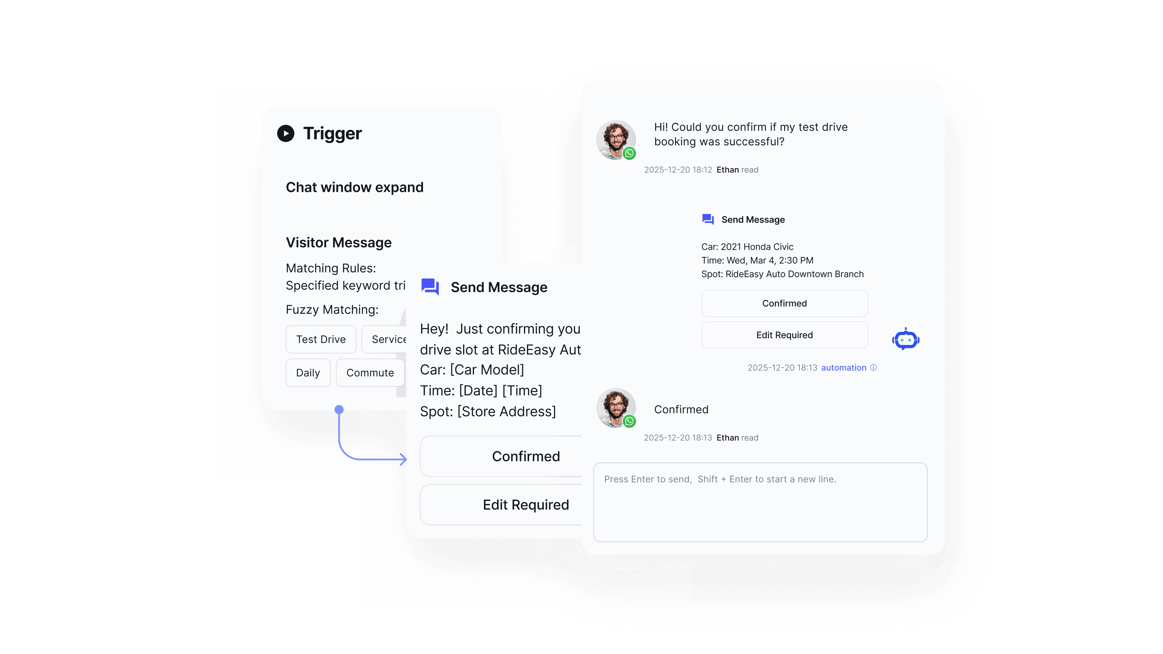 Tindak lanjut undangan uji coba kendaraan